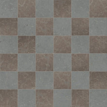 Bild in Galerie-Viewer laden, Borghamn-Kalkstein hellgrau &amp; graubraun geschliffen 10×10 cm – 5,4 m²